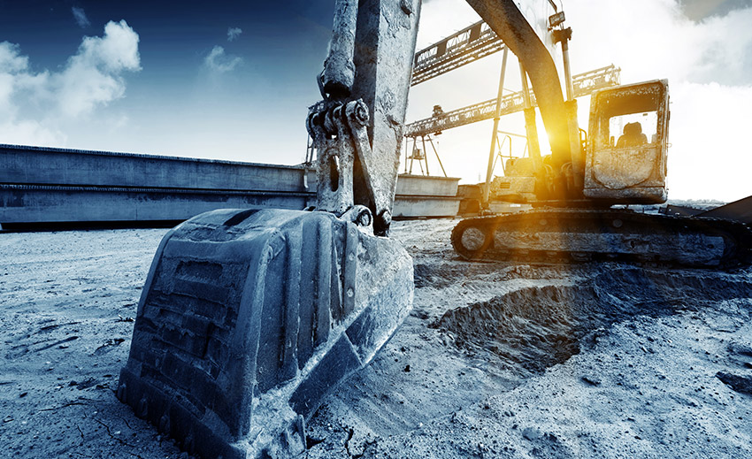 Construction new project opening